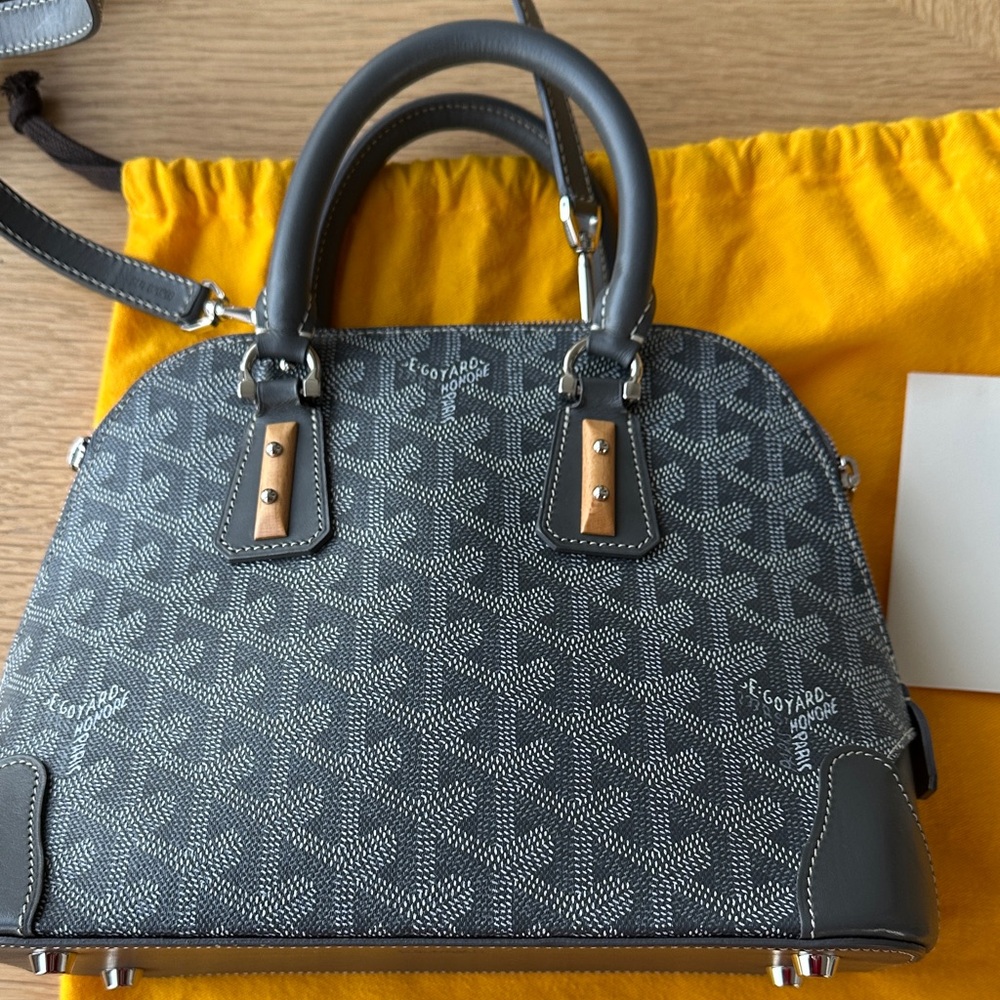 Goyard Black and Gray Satchel